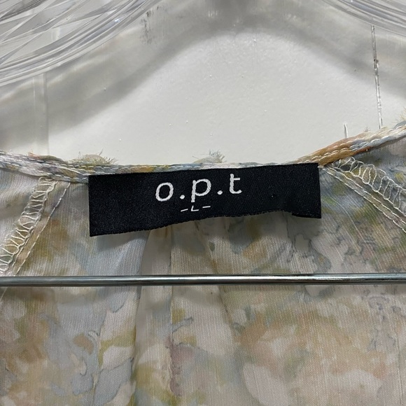 OPT Patterned Ruffle Dress - Picture 2 of 3